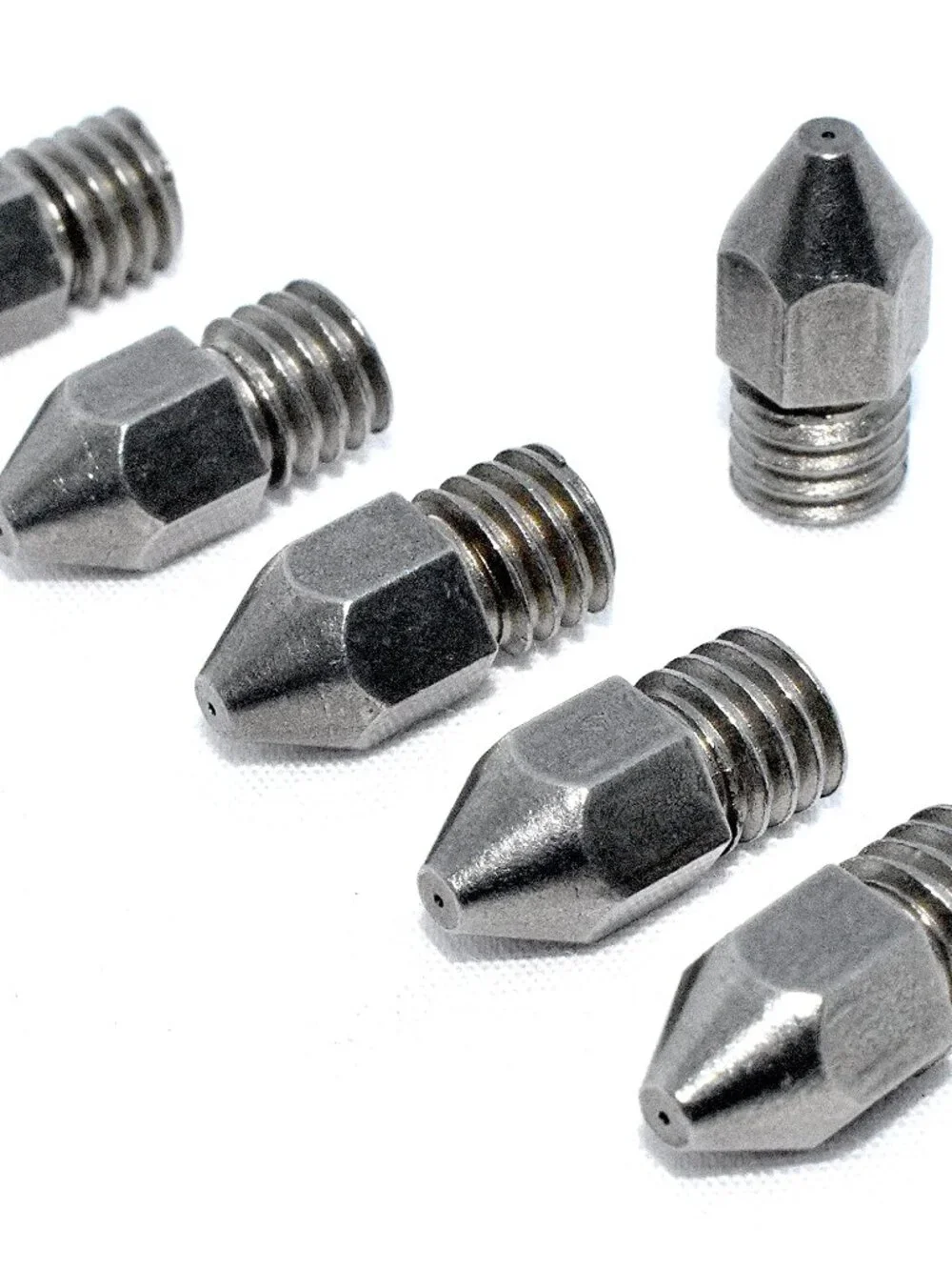 0.4mm 3D Printer Nozzles Wear Resistant Stainless Steel Count of 6 (0.4mm)